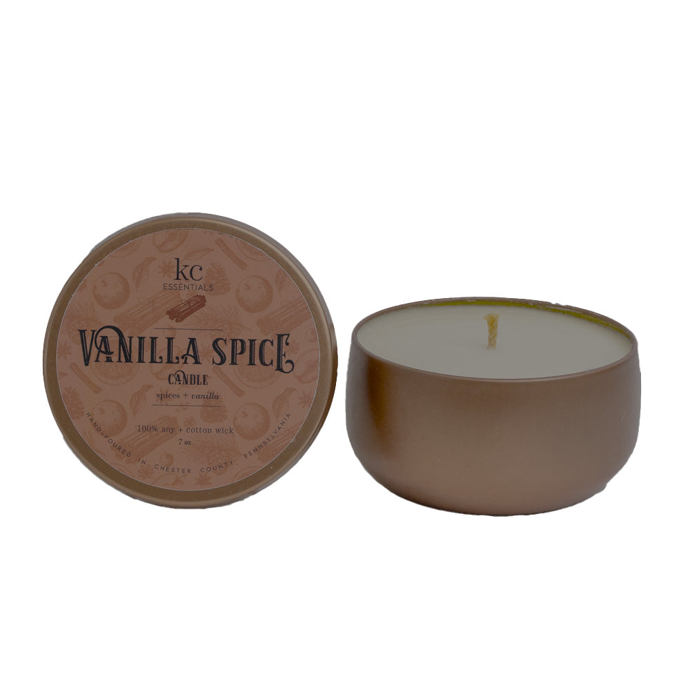 Handcrafted Vanilla Spice Soy Wax Candle